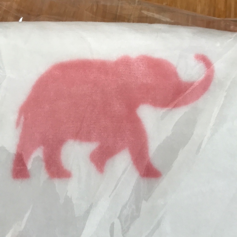 Levtex Elephant Plush Baby Blanket - Picture 5 of 5